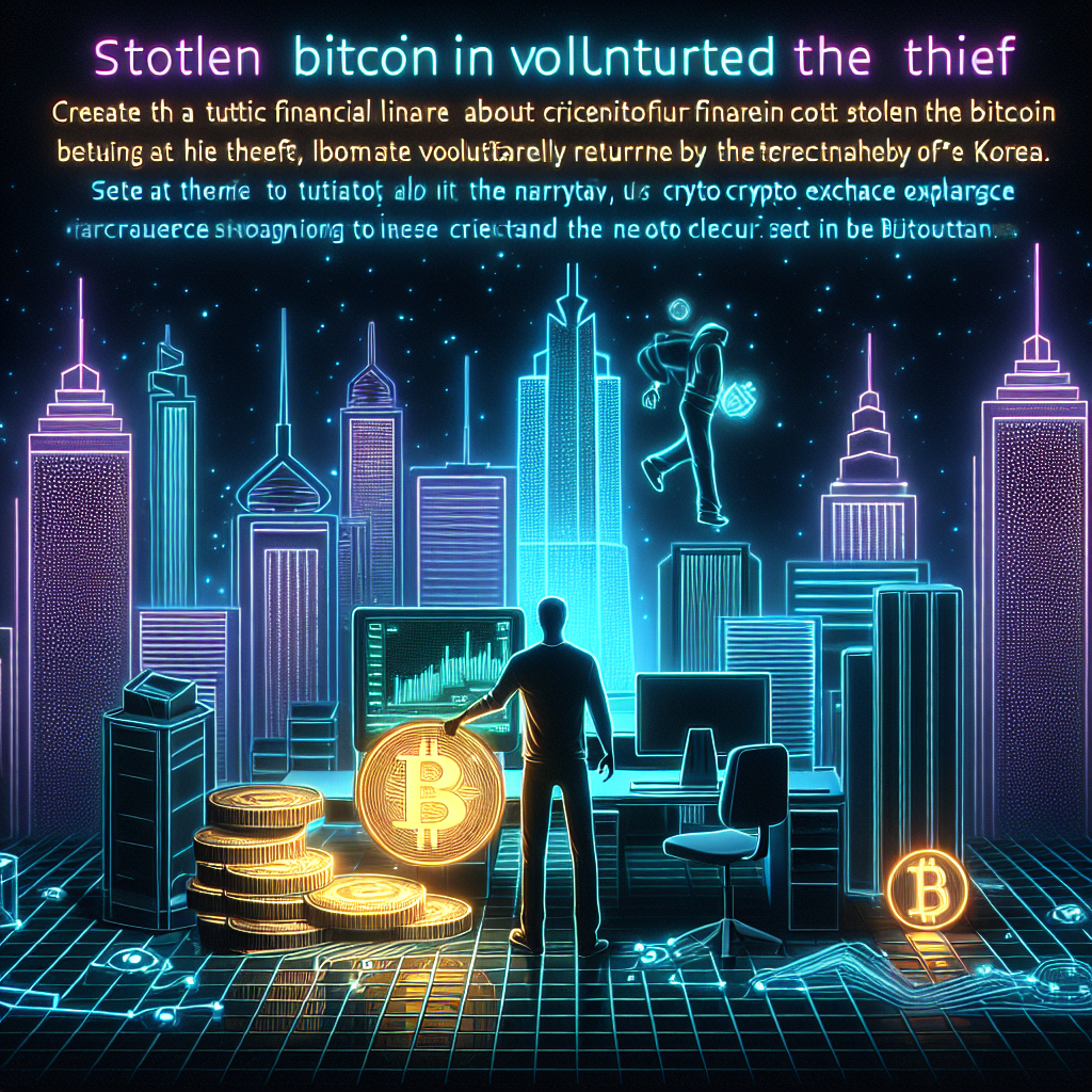 韓国当局から盗まれたビットコイン、犯人が自主的に返還　背景は？