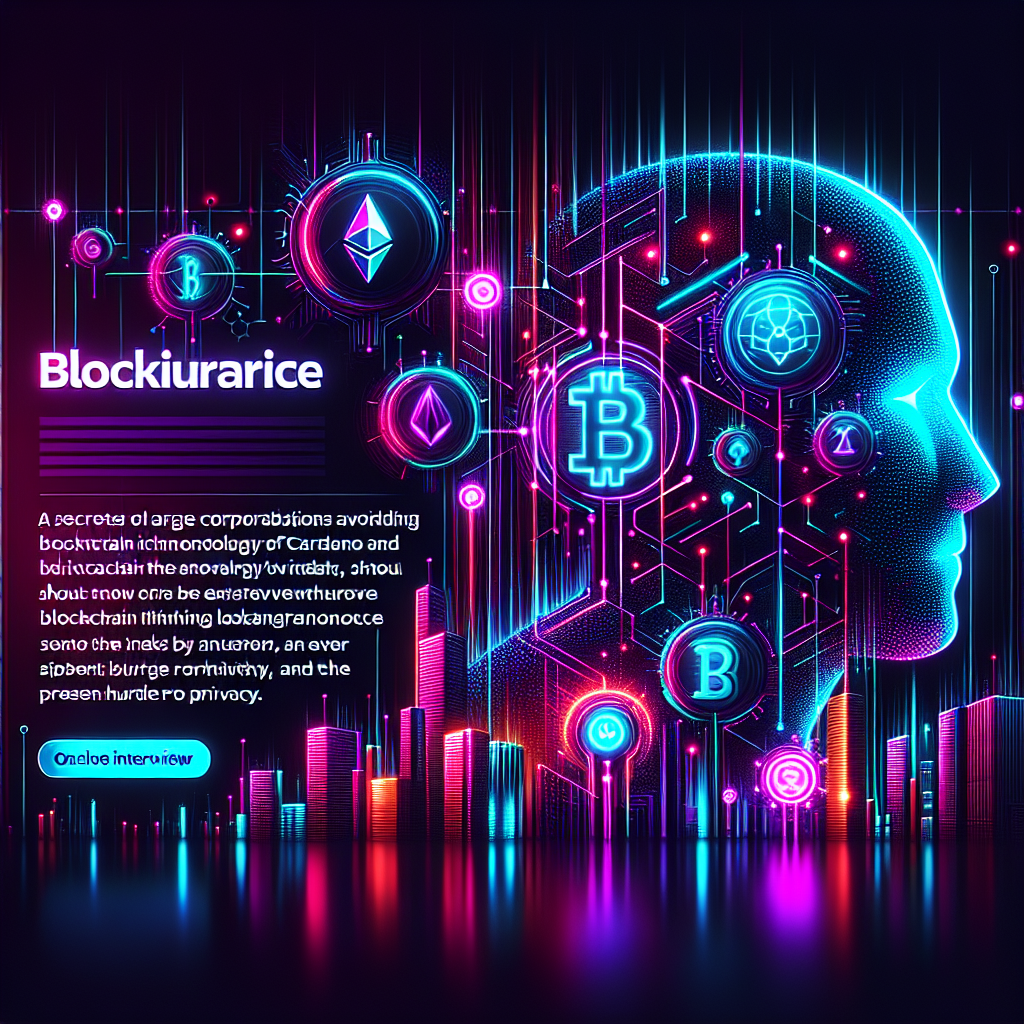 「大企業がブロックチェーンを避けてきた本当の理由」カルダノ創設者が語るプライバシーという最後の壁｜独占インタビュー