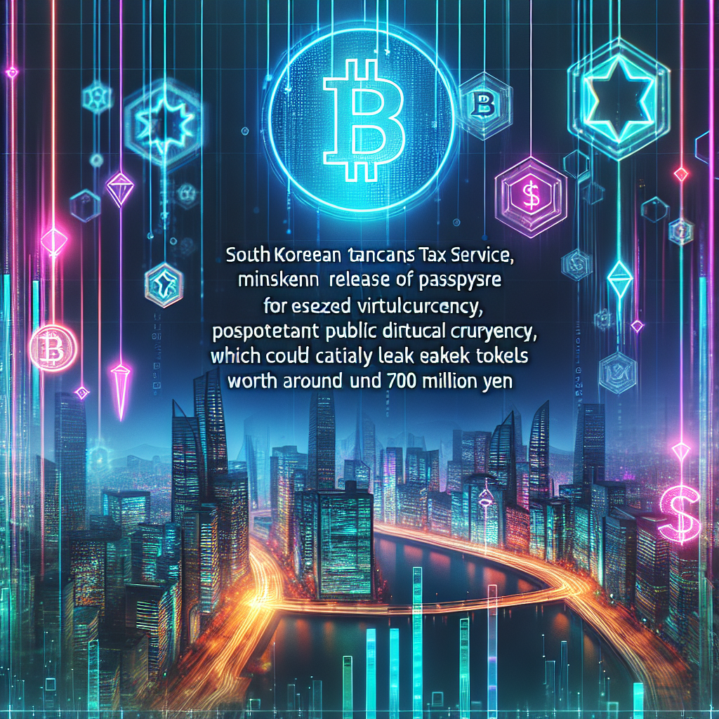 韓国国税庁、差押え仮想通貨の復元フレーズを誤公開　7億円相当のトークンが流出か