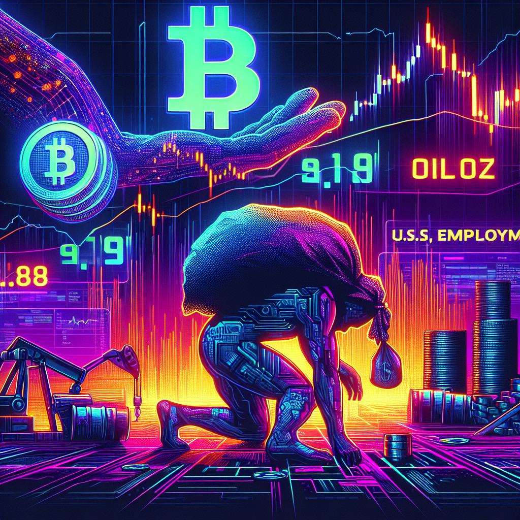 ビットコイン下落、原油高と米雇用統計悪化が重荷に｜仮想NISHI