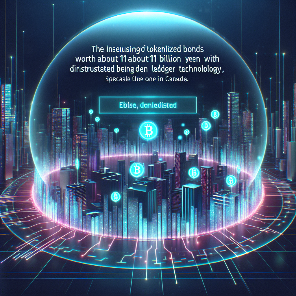 カナダ中央銀行など、分散台帳技術で約110億円のトークン化債券を初発行